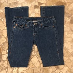 True Religion Women's Blue Boot Cut Jeans